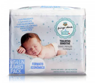 Toalhitas Bebé Sensitive Cuida Bebé