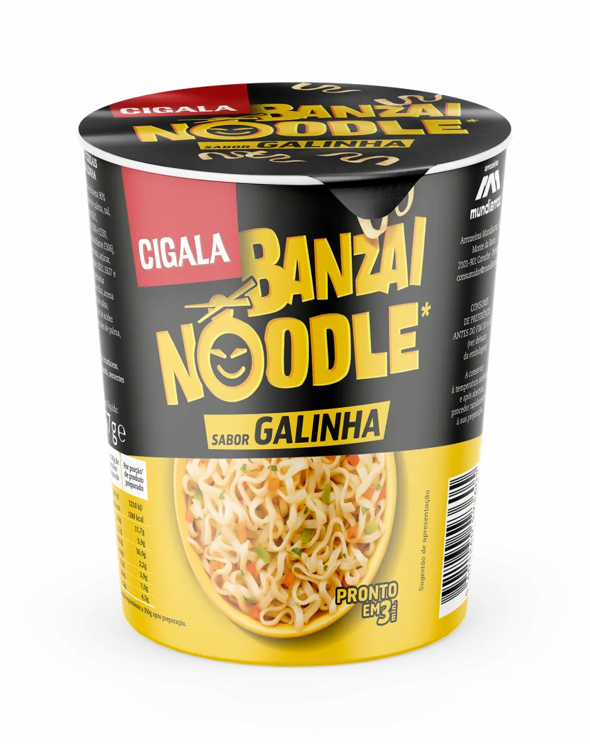 Noodles Banzai Sabor a Galinha