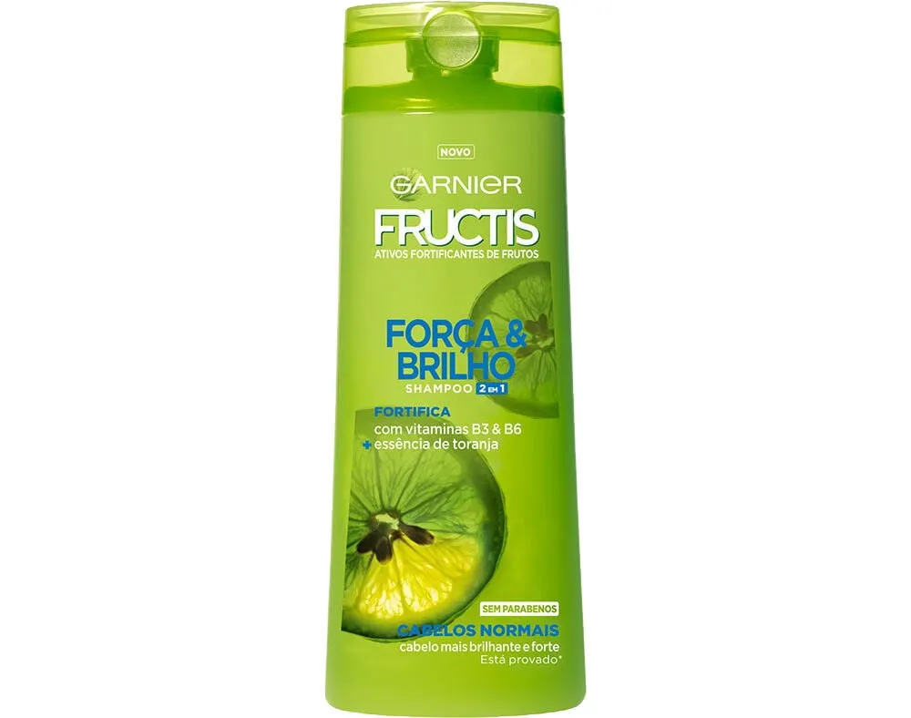 Champô Fructis cabelos normais 2 em 1 250 ml