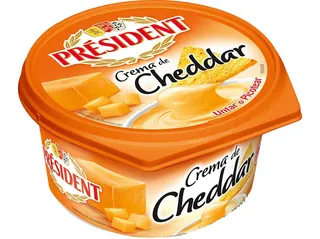 Queijo creme de cheddar President 125 g