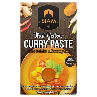 Pasta de caril amarelo, 70g Desiam