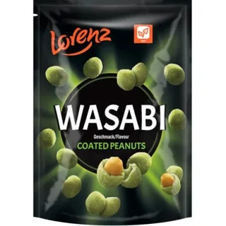 Amendoins com Wasabi 100 g - Lorenz
