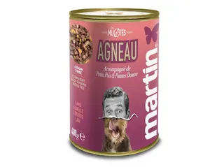 Comida húmida Martin Sellier cão borrego 400 g