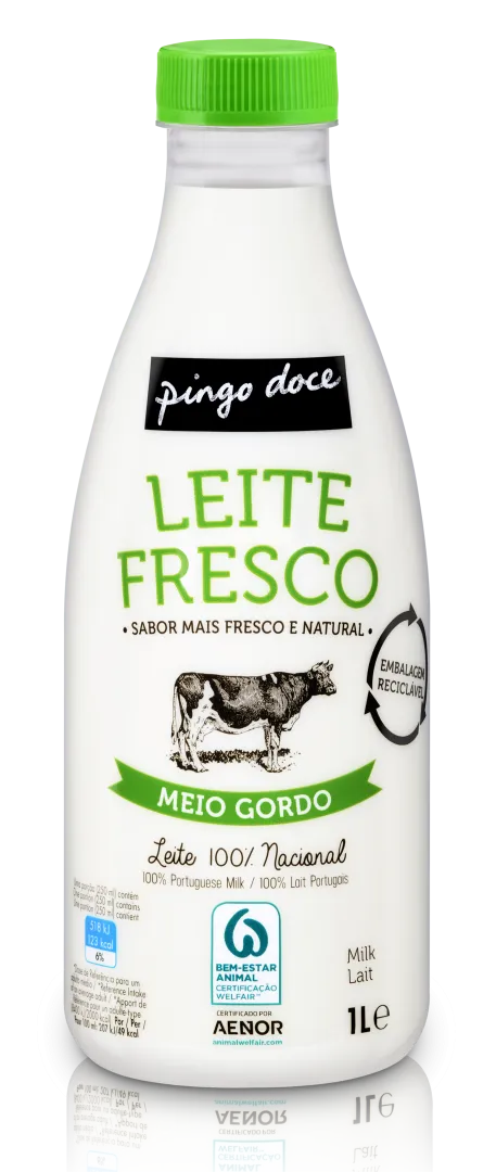Leite Fresco Meio Gordo
