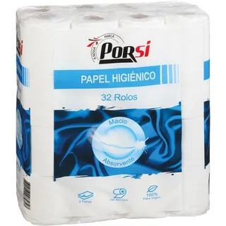 Papel Higiénico 2 Folhas 32 Rolos PorSi