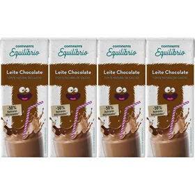 Leite Achocolatado Continente Equilíbrio