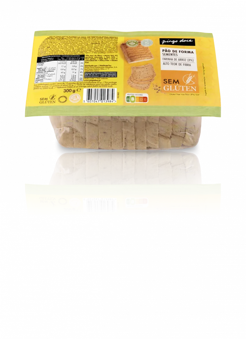 Pão de Forma com Sementes sem Glúten