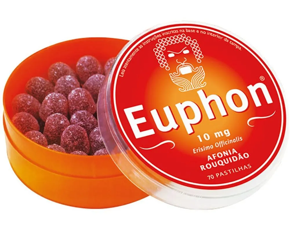 Pastilhas Euphon 10 mg 70un