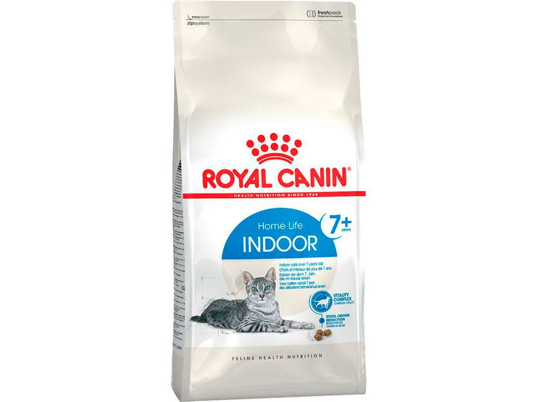 Ração gato Royal Canin indoor+7 1,5 kg