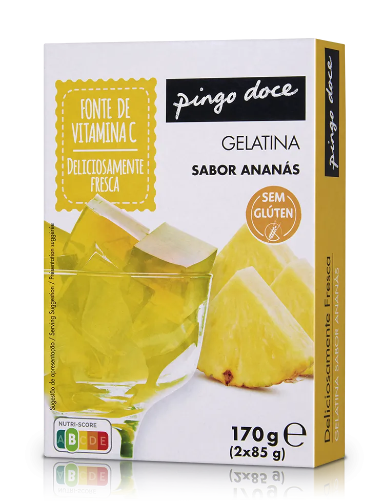 Gelatina em Pó de Ananás