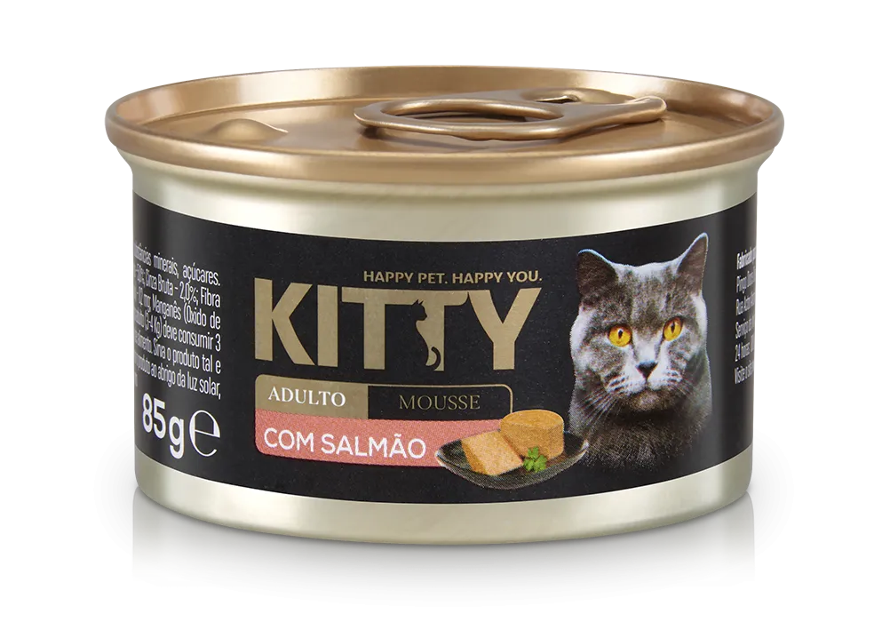 Comida Húmida para Gato Adulto Mousse com Salmão