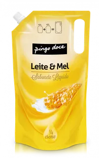 Sabonete Líquido Recarga Leite e Mel Pingo Doce