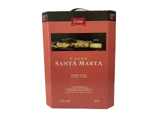 Vinho rosé Santa Marta bag in box 5 L
