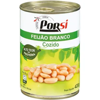 Feijao Branco Cozido 420g PorSi