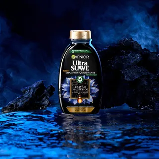 Champô Ultra Suave Carvão Magnético Ultra Suave Garnier