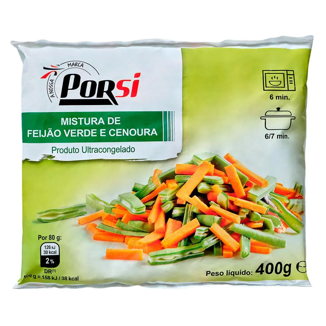 Mistura Feijão Verde e Cenoura 400g