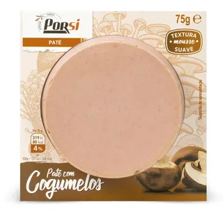 Patê com Cogumelos 75g PorSi