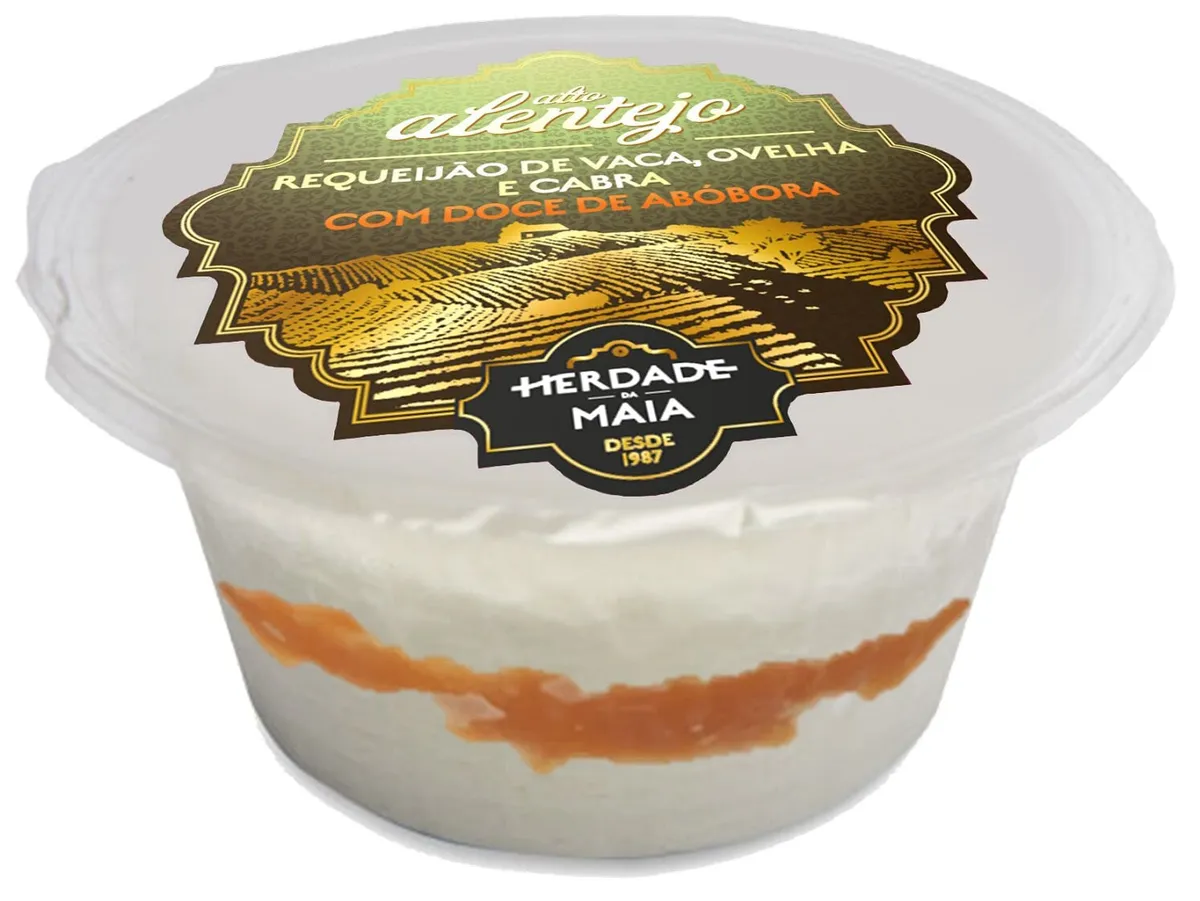 Requeijão Herdade DA MAIA mistura com doce abóbora 250 g
