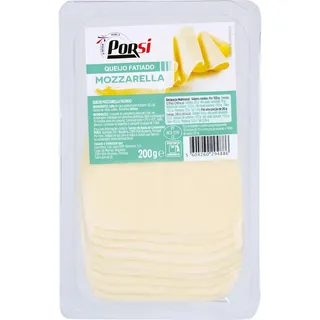 Queijo Mozzarella Fatiado 200g PorSi