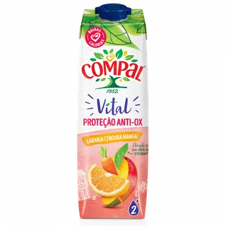 Néctar de Laranja, Cenoura e Manga Anti-Ox Compal Vital Equilíbrio