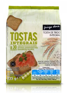 Tostas de Trigo Integral Pingo Doce