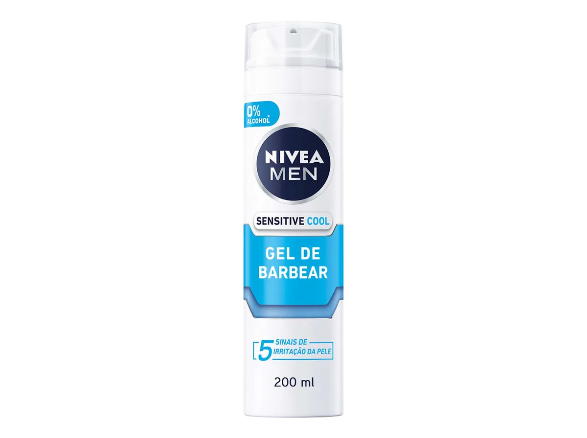 Gel de barbear sensitive cool Nivea MEN 200 ml