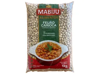 feijão mabiju carioca 1 kg