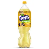 Refrigerante com Gás Ananás sem Açúcar, emb. 1,5 lt