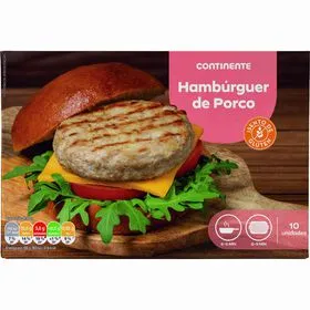 Hambúrguer de Porco Continente