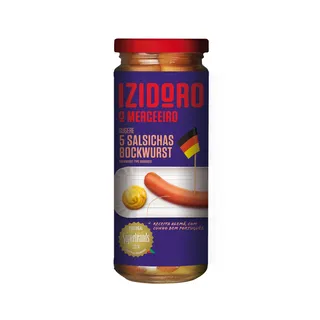 Salsichas Bockwurst em Frasco Izidoro
