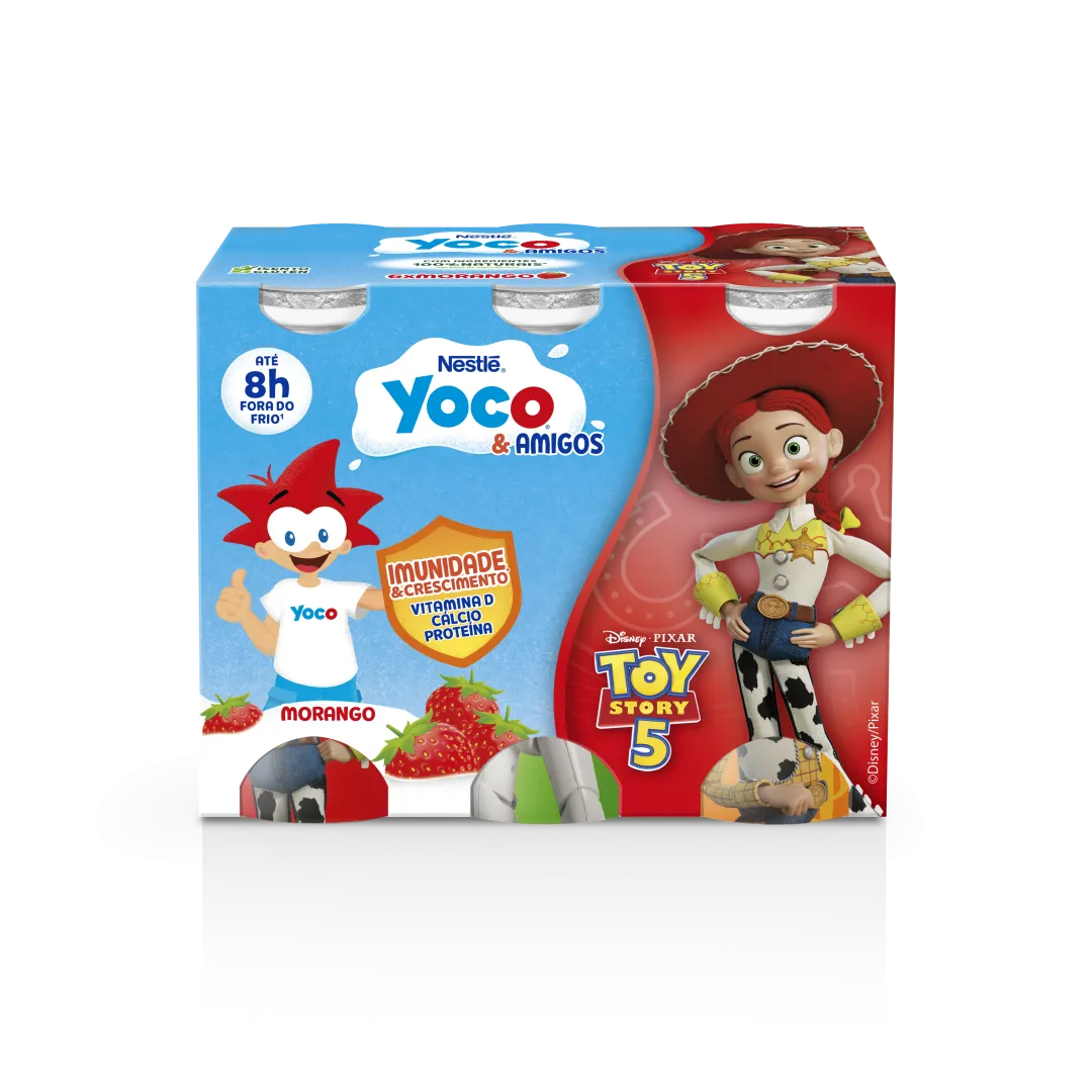 Iogurte Líquido Infantil Morango Pack 6