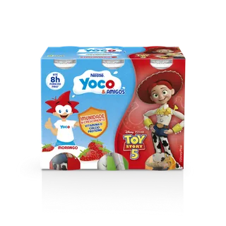 Iogurte Líquido Infantil Morango Pack 6 Yoco