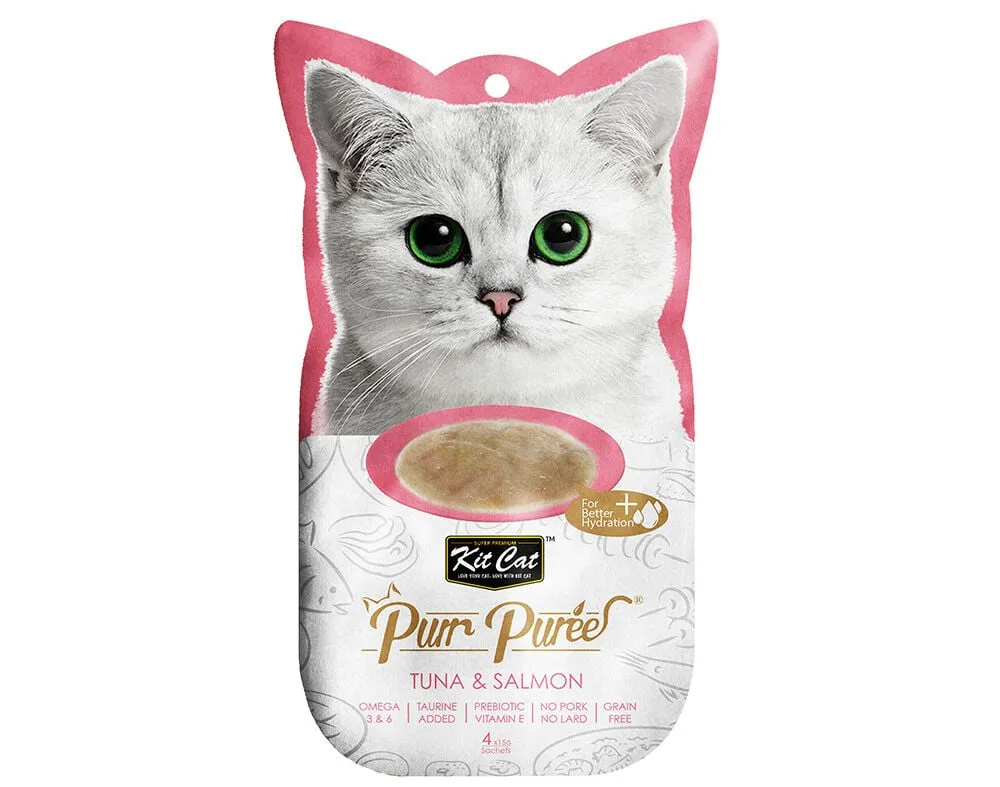 Comida húmida gato Kitcat atum&salmão 60 g
