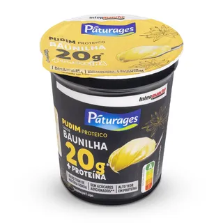 Pudim Proteico Sabor Baunilha 200g Páturages