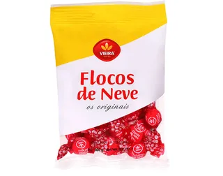 Rebuçados Vieira flocos de neve 100 g
