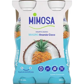Iogurte Líquido Magro Ananás e Coco Mimosa