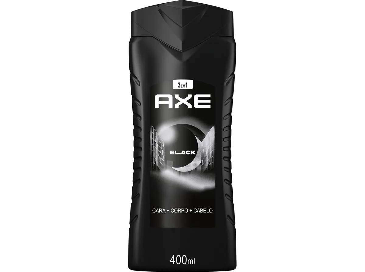 Gel AXE de banho men black 400 ml