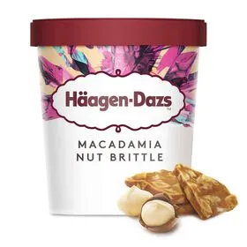Gelado Macadâmia Nut Brittle Häagen-Dazs