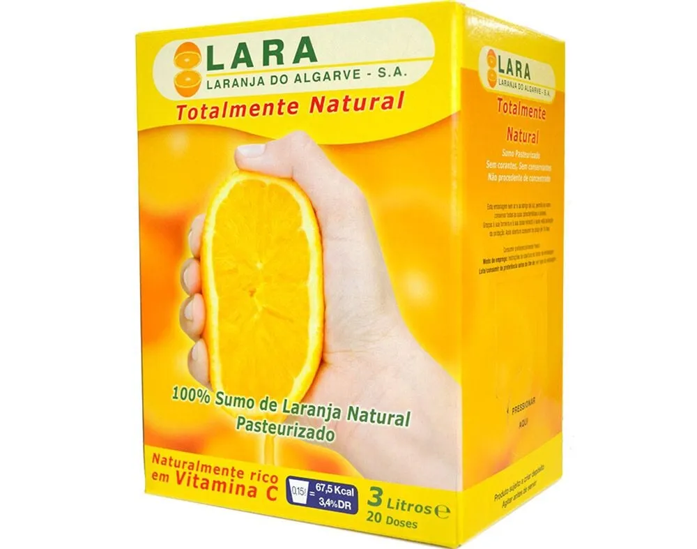 Sumo LARA laranja do algarve 3 L
