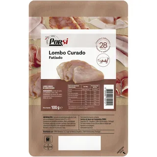 Lombo Curado Fatiado 100g PorSi