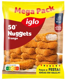 Nuggets de Frango Congelados Capitão Iglo