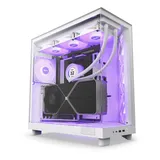 Caixa ATX NZXT H6 Flow RGB Branca Vidro Temperado