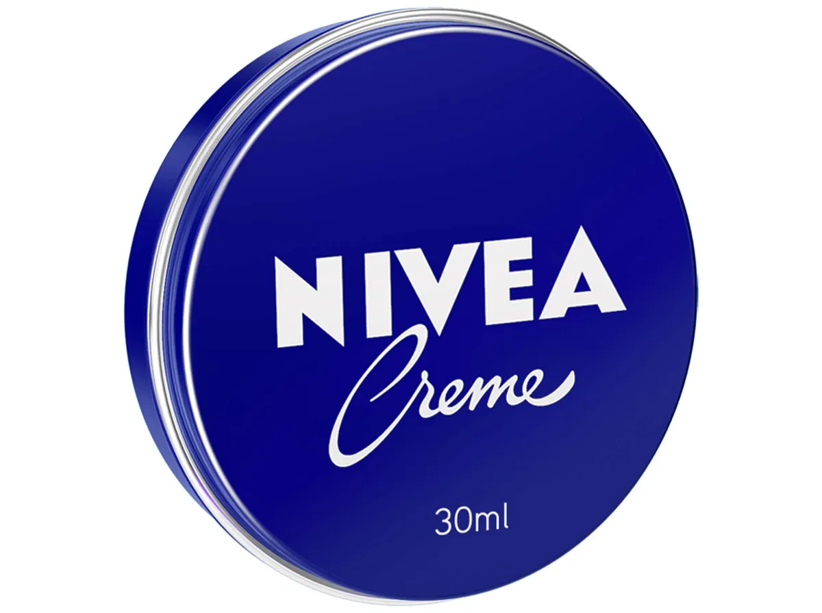 Creme lata de rosto corpo e mãos mini Nivea 30 ml