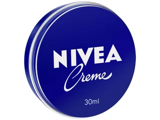 Creme lata de rosto corpo e mãos mini Nivea 30 ml