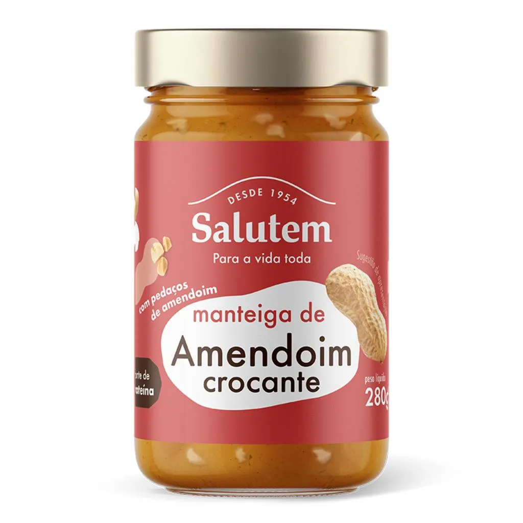 Manteiga Amendoim Crocante, emb. 280 gr