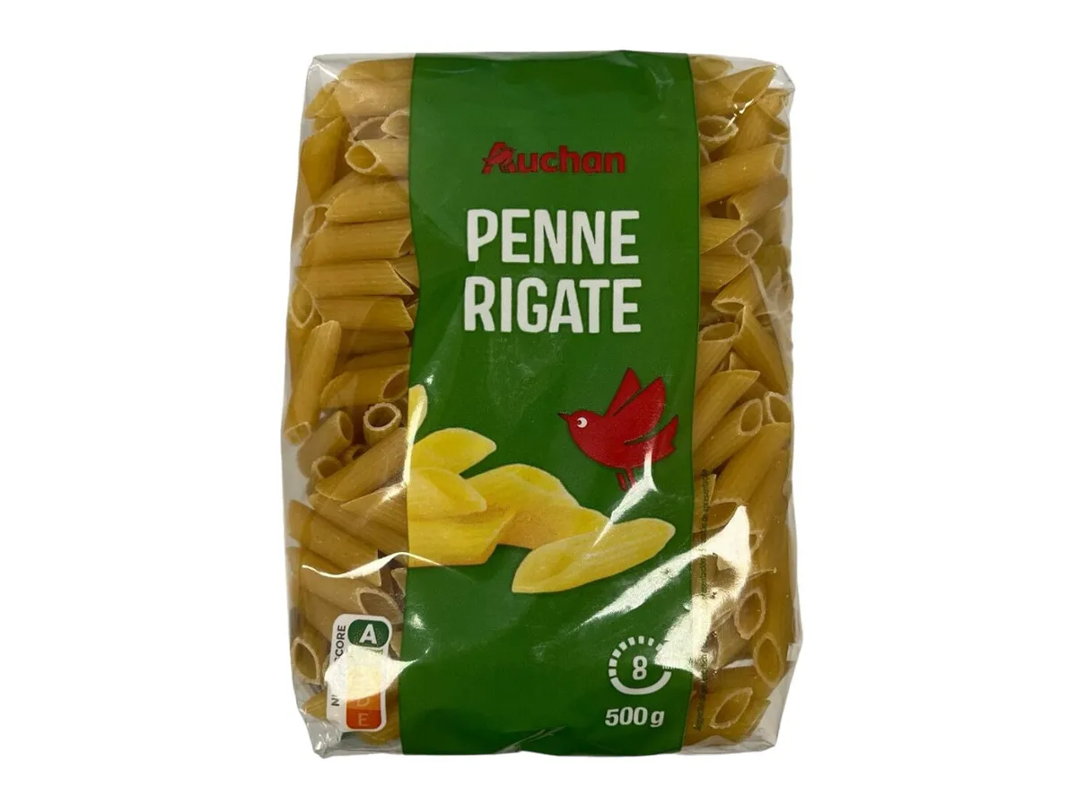 Massa penne Auchan 500 g
