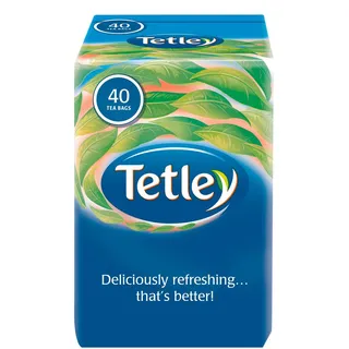 Chá, embalagem de 40 unidades Tetley