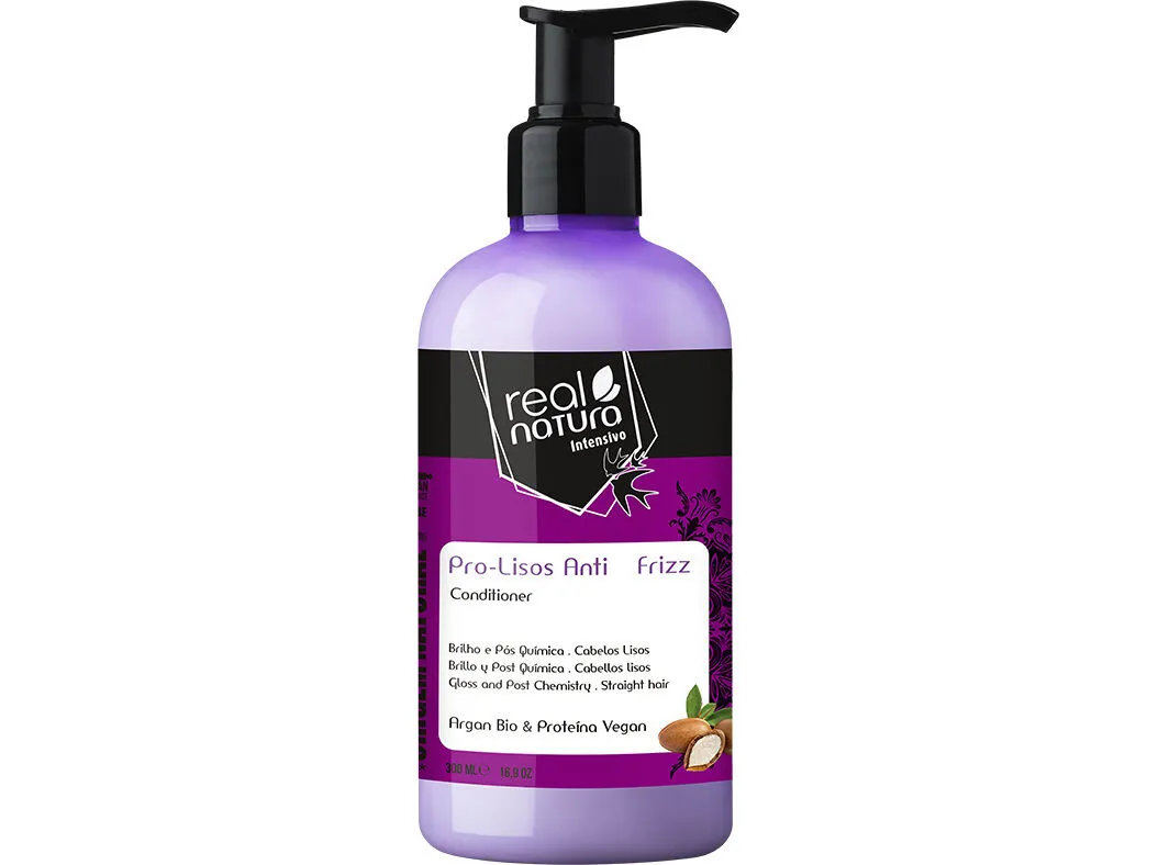 Condicionador REAL Natura pro-lisos anti frizz 300 ml