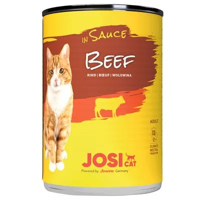 JosiCat em molho 12 x 415 g Vaca