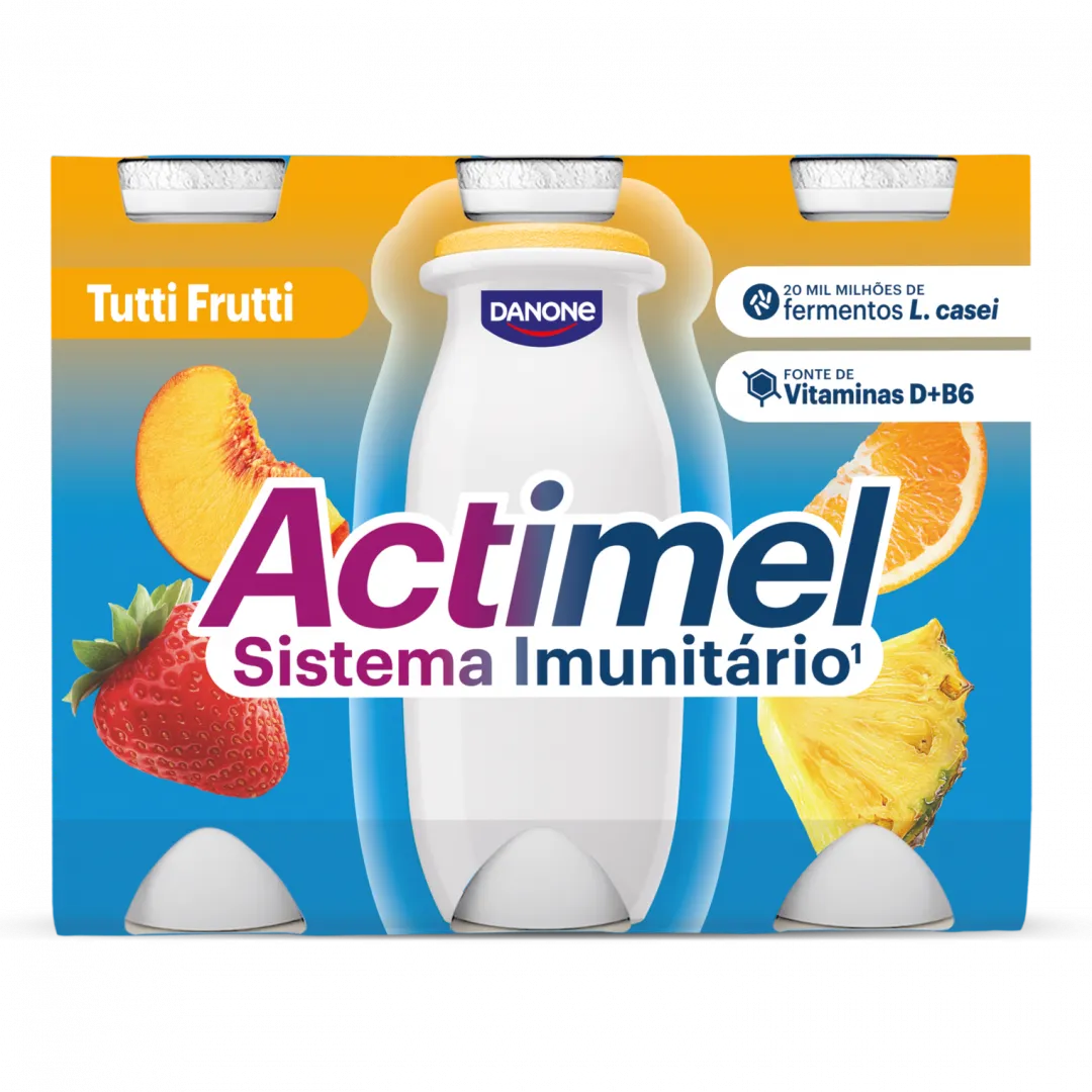 Iogurte Líquido Defesas Tutti Frutti Pack 6